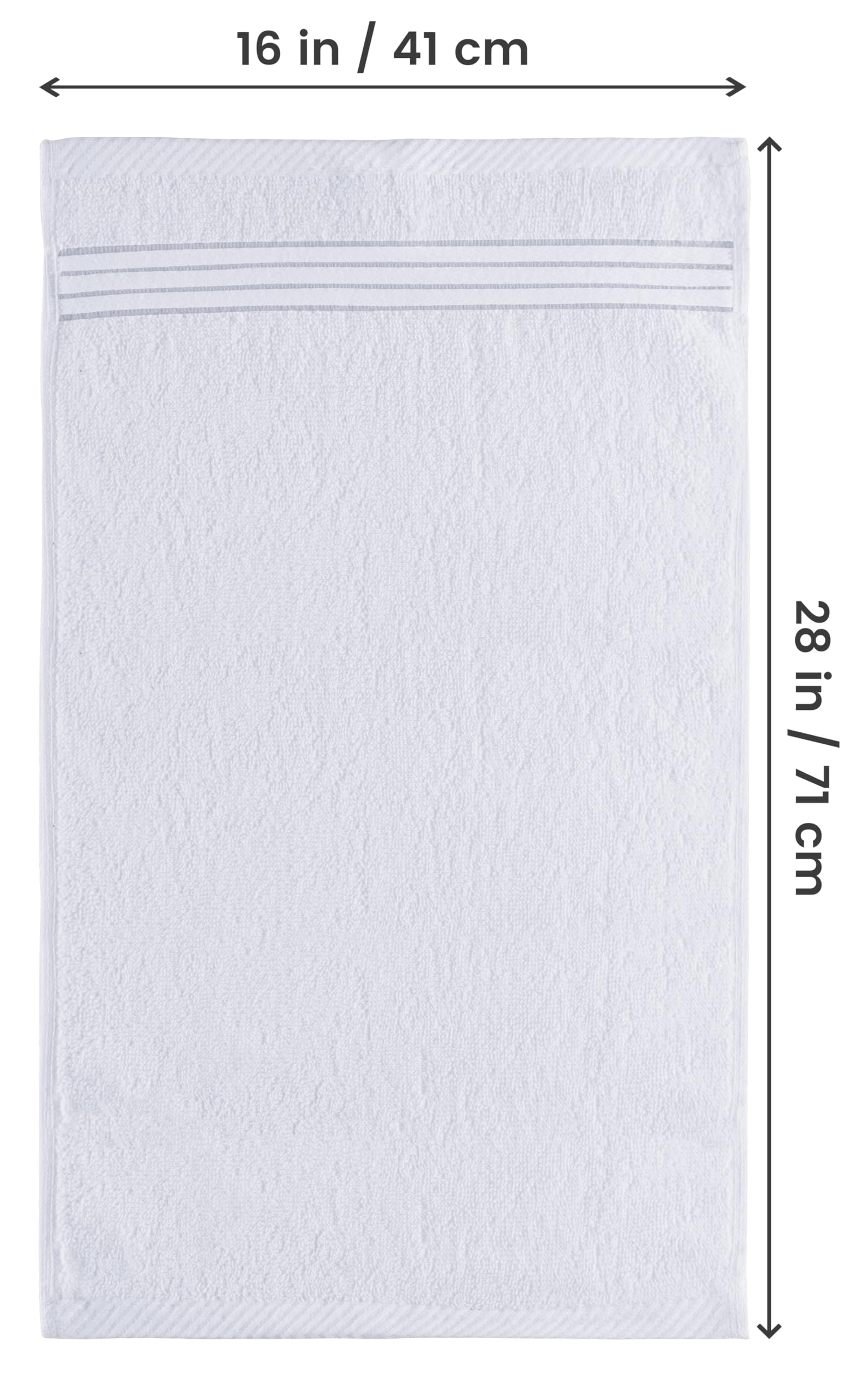 Utopia Towels 6 Piece Premium Hand Towels Set, 16 by 28 inches, 100% Ring Spun Cotton, Lightweight and Highly Absorbent Towels for Bathroom, Travel, Camp, Hotel, and Spa, White 🍁 All In One Marketplace Canada