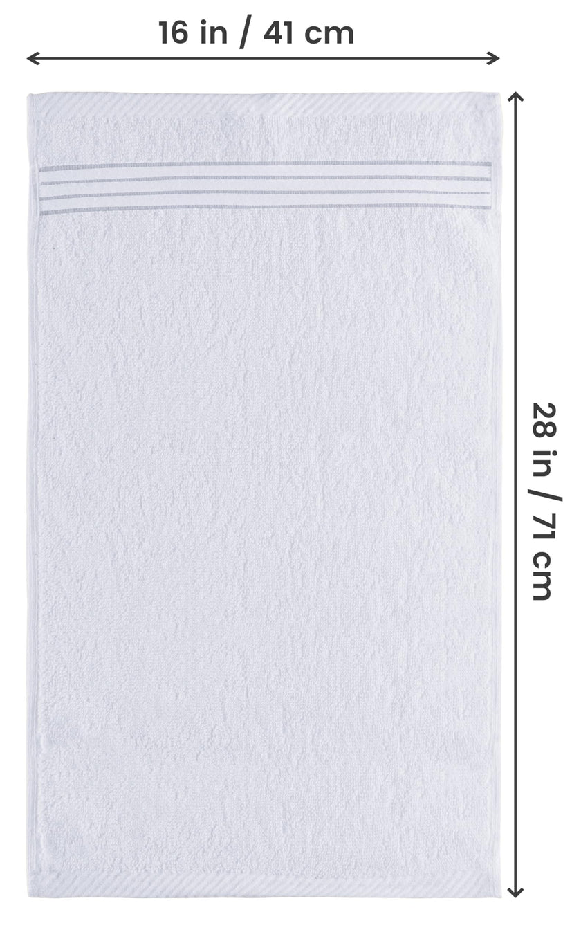 Utopia Towels 6 Piece Premium Hand Towels Set, 16 by 28 inches, 100% Ring Spun Cotton, Lightweight and Highly Absorbent Towels for Bathroom, Travel, Camp, Hotel, and Spa, White 🍁 All In One Marketplace Canada