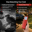 ThermoMaven Wireless Meat Thermometer, 10X Enhanced Signal and Stability with Sub-1G, Standalone Base with Display & Control, Certified Accuracy ±0.5°F, WiFi Unlimited Range for BBQ, Oven,Smoker,Grill 🍁 All In One Marketplace Canada
