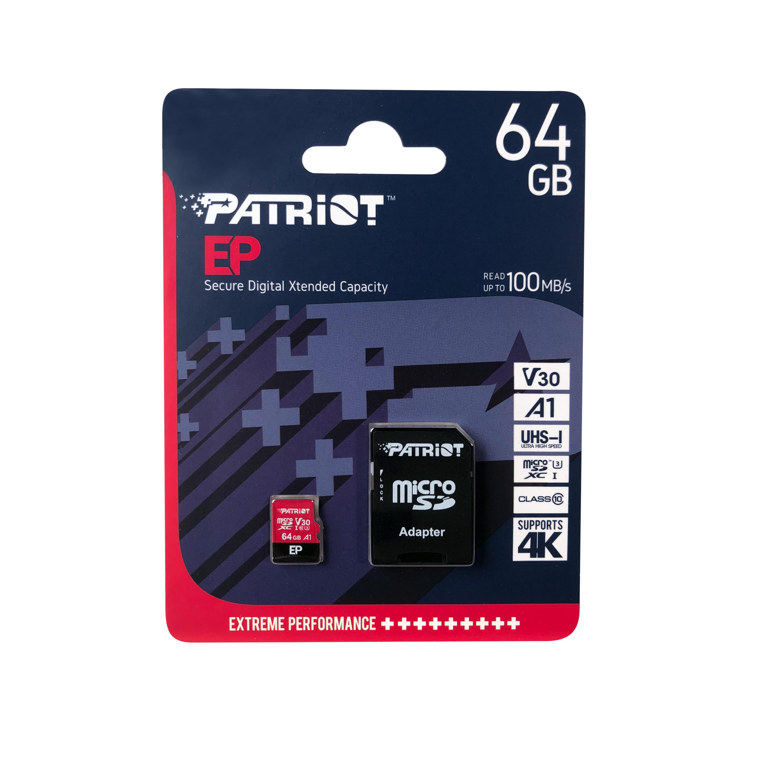 Patriot 64GB A1 / V30 Micro SD Card for Android Phones and Tablets, 4K Video Recording - PEF64GEP31MCX 🍁 All In One Marketplace Canada