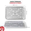 Starfrit 30-Pack Aluminum Grilling Trays, 13.5” x 9” (34 cm x 23 cm), Perfect for BBQ, Recyclable, Disposable 🍁 All In One Marketplace Canada