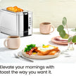 Chefman 2-Slice Pop-Up Stainless Steel Toaster w/ 7 Shade Settings, Extra Wide Slots for Toasting Bagels, Defrost/Reheat/Cancel Functions, Removable Crumb Tray, 850W, 120V, Silver 🍁 All In One Marketplace Canada