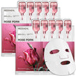 MEDIHEAL Rose PDRN Essential Face Mask - Healthy Glow with Squalane & Vitamin C, Hydrating & Firming, Pore Minimizer & Moisture Barrier, Vegan, Korean Skincare for Women (10 Sheets) 🍁 All In One Marketplace Canada