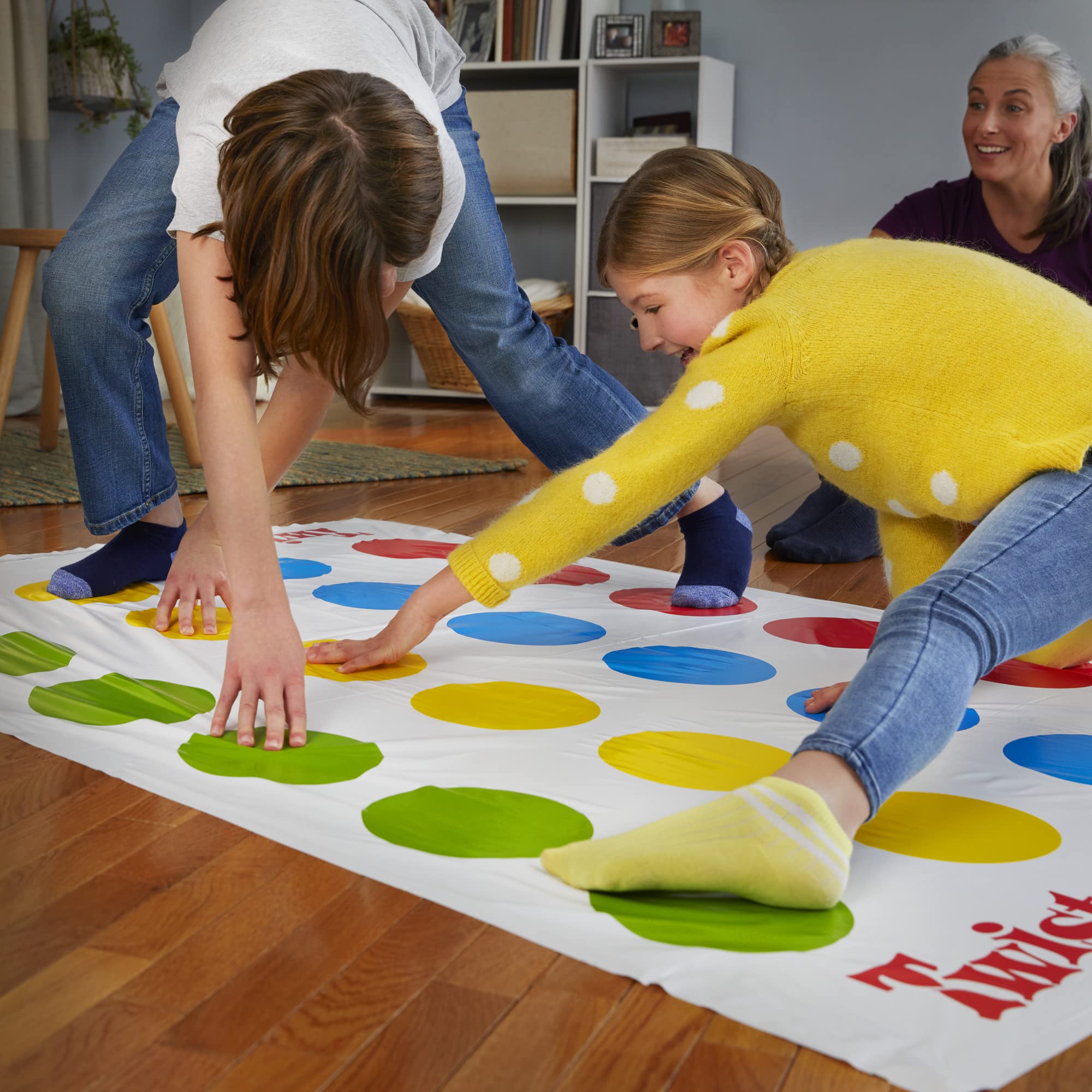 Hasbro Twister Game, Party Game, Classic Board Game for 2 or More Players, Indoor and Outdoor Game for Kids 6 and Up, English and French Bilingual Version 🍁 All In One Marketplace Canada