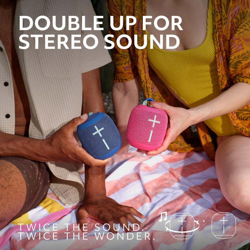 Ultimate Ears WONDERBOOM 4 Portable Waterproof Bluetooth Speaker with Big Bass and 360-Degree Sound, Dustproof Floating Speaker with 131ft (40m) Range - Blue 🍁 All In One Marketplace Canada