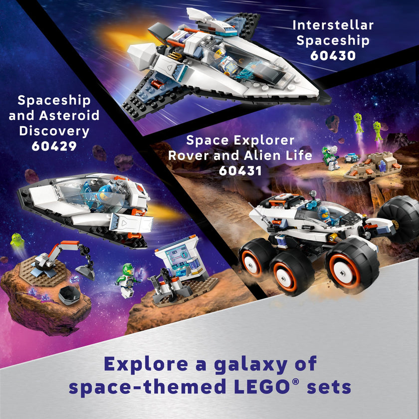 LEGO City Interstellar Spaceship Toy for Kids, Creative Play Space Toy, Building Set with Spacecraft Model, Drone, and Astronaut Figure, Building Toy for Boys, Girls and Kids Ages 6 and Up, 60430 🍁 All In One Marketplace Canada