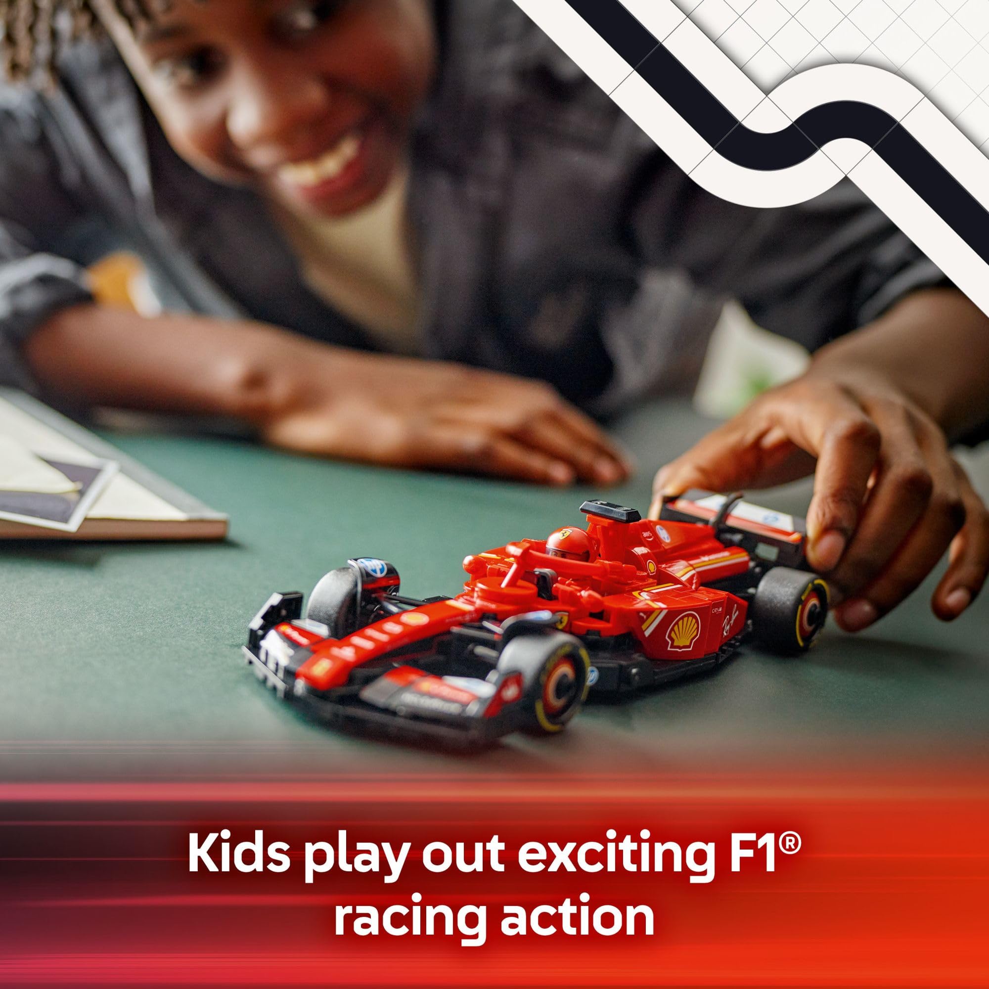 LEGO Speed Champions Ferrari SF-24 F1 Race Car Toys - Building Sets for Kids, Boys & Girls, Ages 10+ - Ferrari F1 Model Car Kits for Display or Play - Gift Ideas for Birthdays and Fans - 77242 🍁 All In One Marketplace Canada