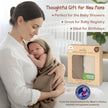 Infancie 100% Organic Cotton Muslin Hooded Baby Towels 2 Pack 81 X 81 CM Shower Towel Soft Breathable Lightweight Quick Dry Gentle On Baby Skin for Newborns and Infants 🍁 All In One Marketplace Canada