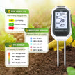 7-in-1 Soil＆Water Meter Digital Plant Temperature/Soil Moisture/PH Meter/Sunlight Intensity/Fertility/EC/TDS Backlight LCD Display Soil Test Meter TDS EC Meter for Garden Indoor Outdoor 🍁 All In One Marketplace Canada