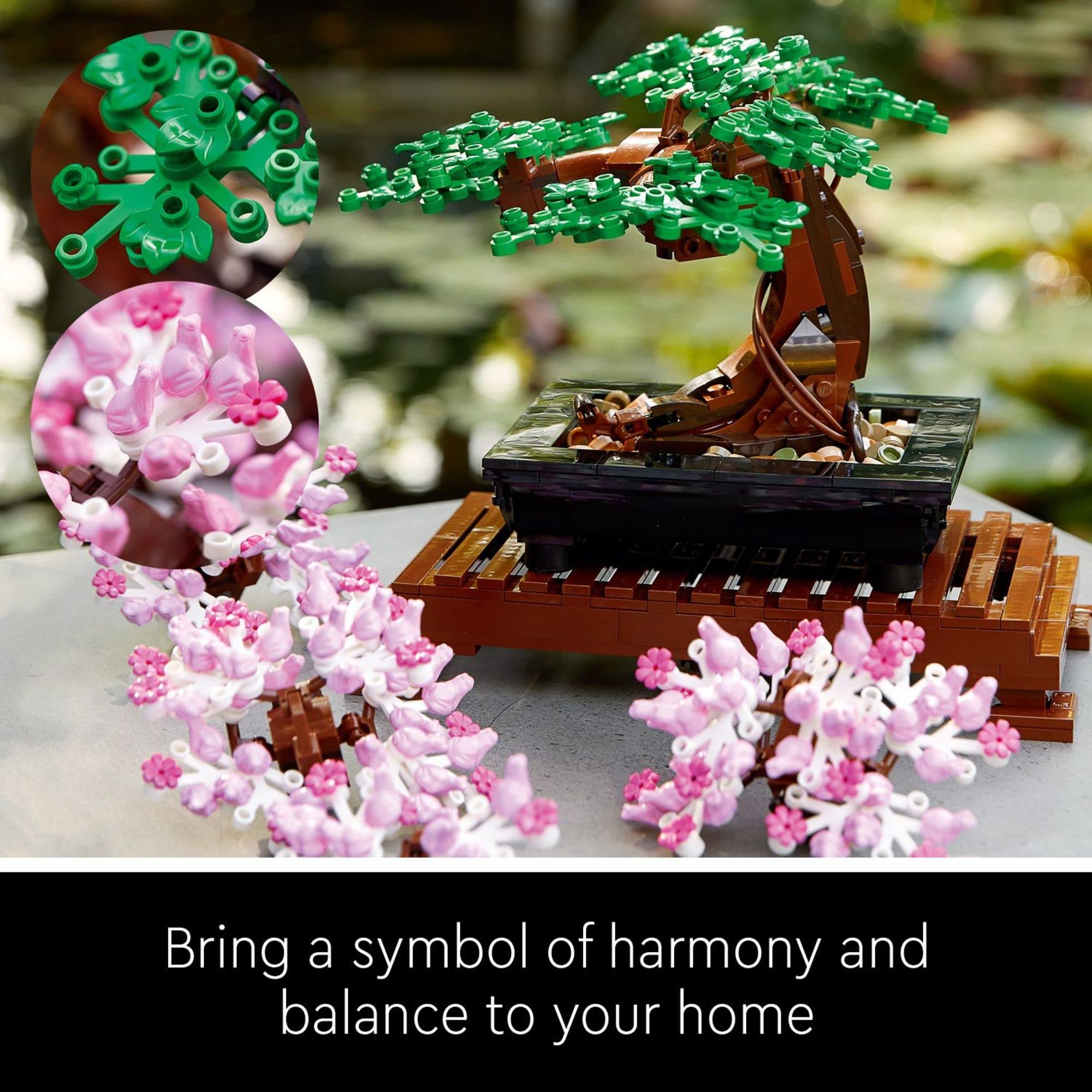 LEGO Icons Bonsai Tree Building Set - Artificial Bonsai Tree Plants for Home Decor, Adults Ages 18+ - Faux, Fake Plants for Table, Desk, Office - Birthday Gift for Men & Women - 10281 🍁 All In One Marketplace Canada
