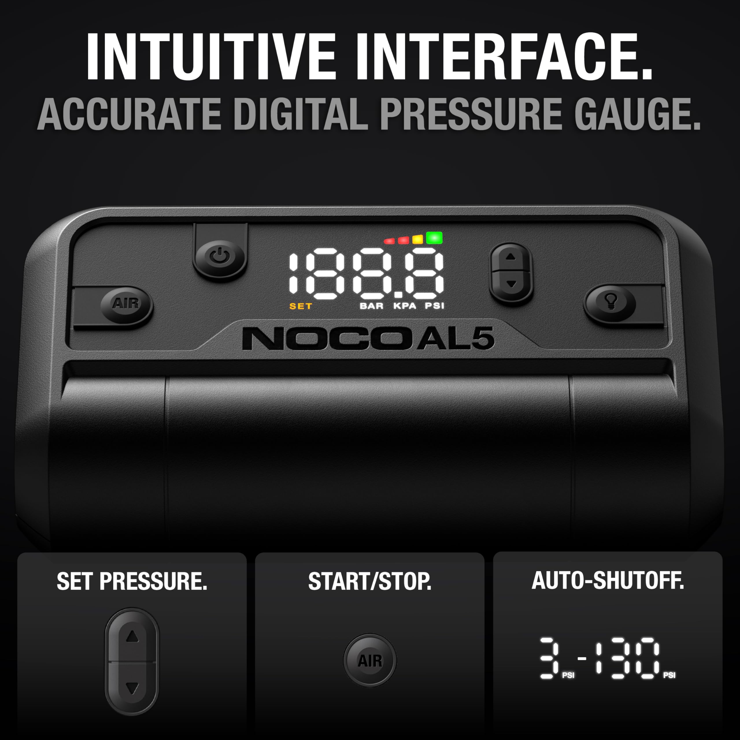 NOCO Air AL5 17 LPM 12V Cordless Tire Inflator & Portable Air Compressor 🍁 All In One Marketplace Canada