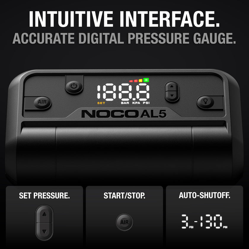 NOCO Air AL5 17 LPM 12V Cordless Tire Inflator & Portable Air Compressor 🍁 All In One Marketplace Canada