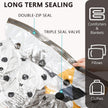 Vacuum Storage Bags 20 Combo, Space Saver Bags with Travel Electric Pump, Compression Airtight Sealer Bags for Clothes, Bedding, Pillows, Comforters, Blankets 🍁 All In One Marketplace Canada