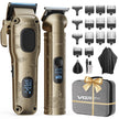 VGRPRO Hair Clippers for Men Professional, Cordless Hair Clippers for Hair Cutting, Mens Clippers and Trimmers Set, Electric Hair Trimmer for Men with Package Case (Gloden) 🍁 All In One Marketplace Canada