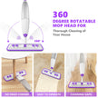 Spray Mops for Hardwood Floor Cleaning, Microfiber Flat Floor Mop with Washable Reusable Pads, Dust Wood Laminate Tile Wet Dry Mopping Head Fit for Disposable Dry Wet Sweeping Refills Cloths 🍁 All In One Marketplace Canada