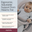 Ergobaby Evolve 3-in-1 Bouncer Seat for Babies and Toddlers 5.5-25lbs - Multi Position Baby Rocker Seat with Adjustable Heights, Secure Harness, Newborn Insert - Midnight Blue 🍁 All In One Marketplace Canada