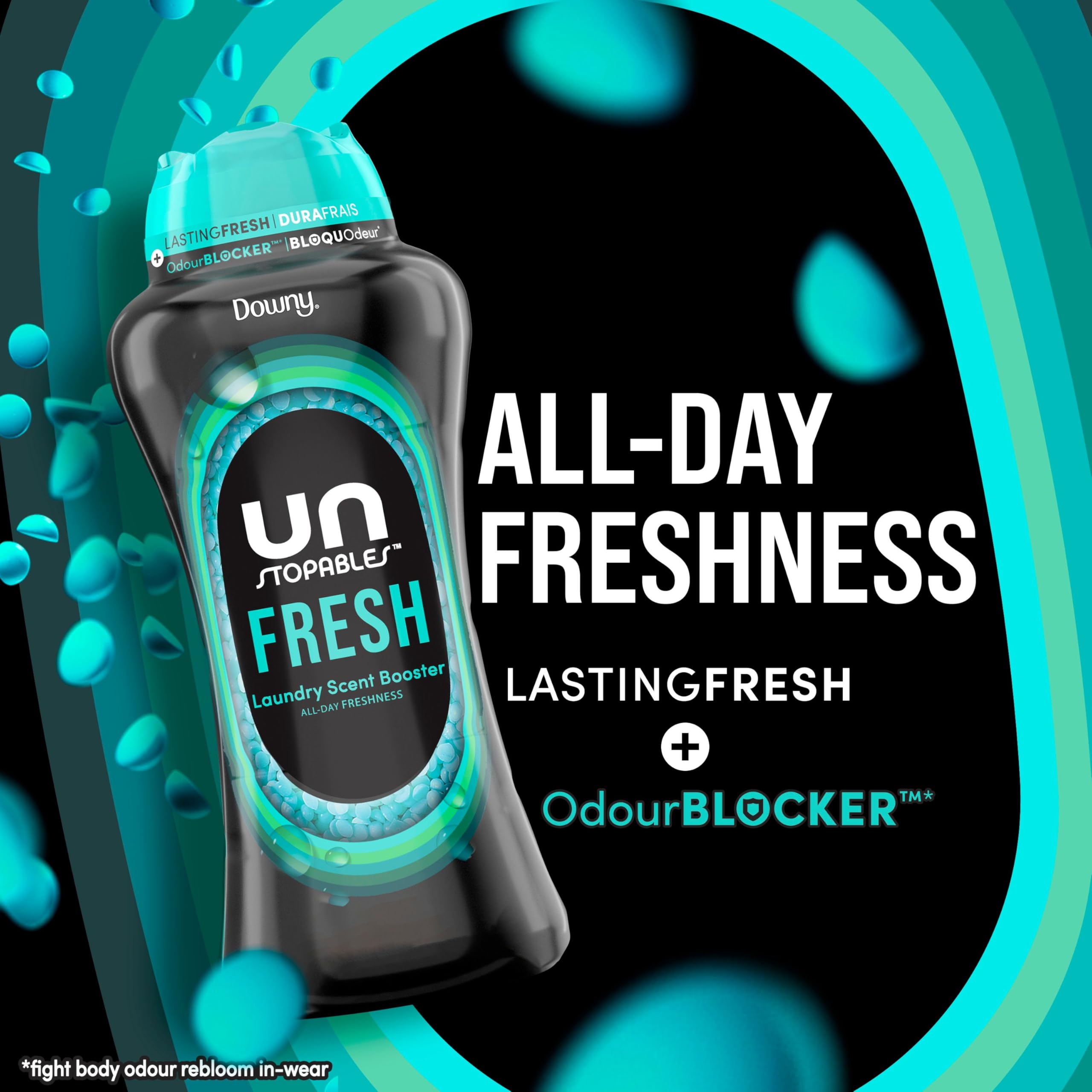 Downy Unstopables In Wash Scent Booster Beads, Fresh Scent, Laundry Beads for Odour Protection, 680 Grams 🍁 All In One Marketplace Canada