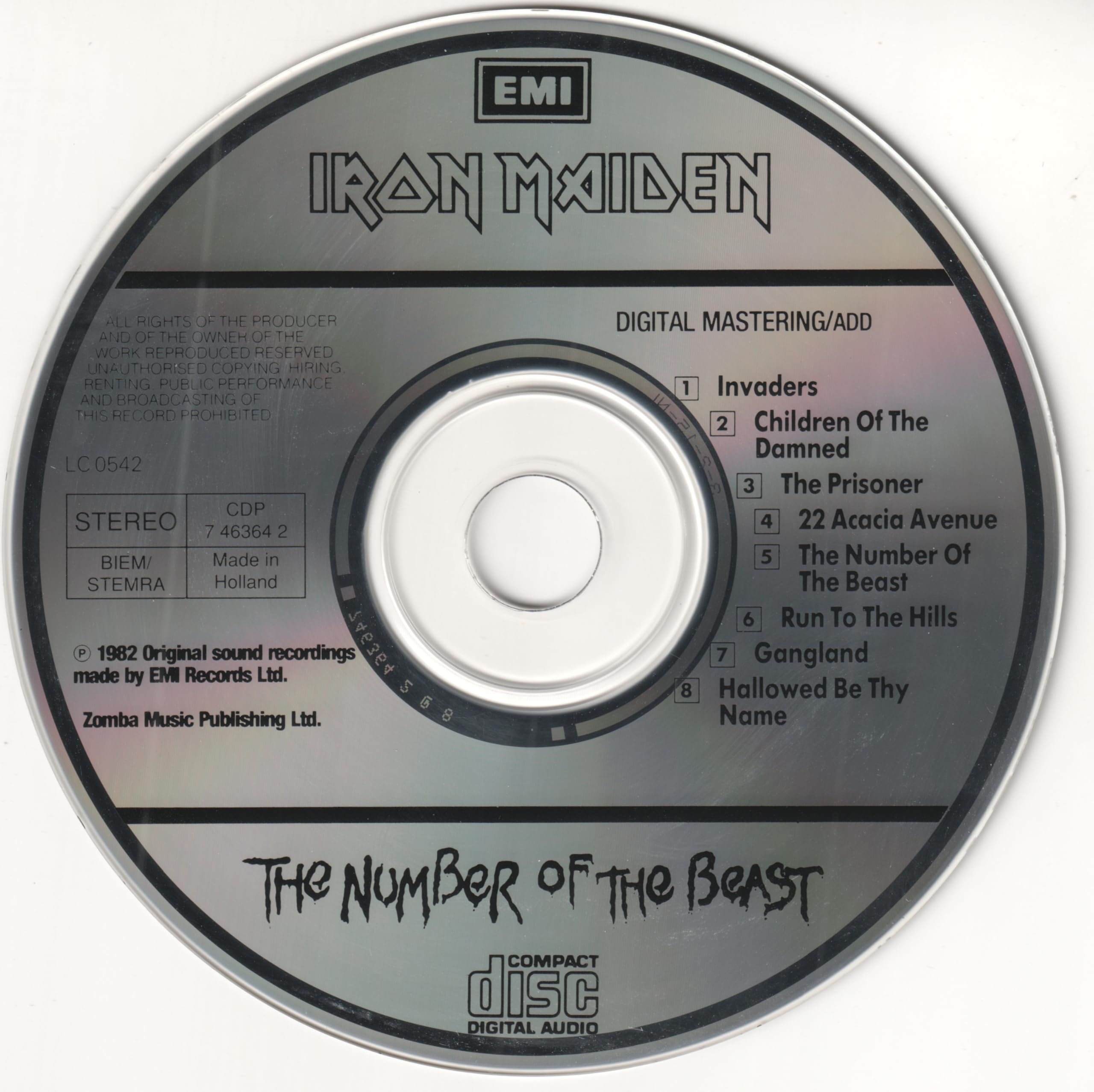 Iron Maiden / Number of Beast - CD (Used)