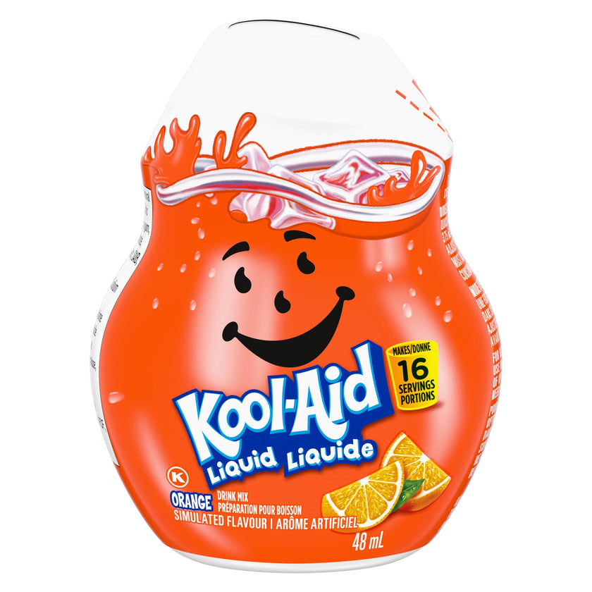 Kool-Aid Orange Liquid Drink Mix, 48 mL Bottle (Pack of 12) 🍁 All In One Marketplace Canada