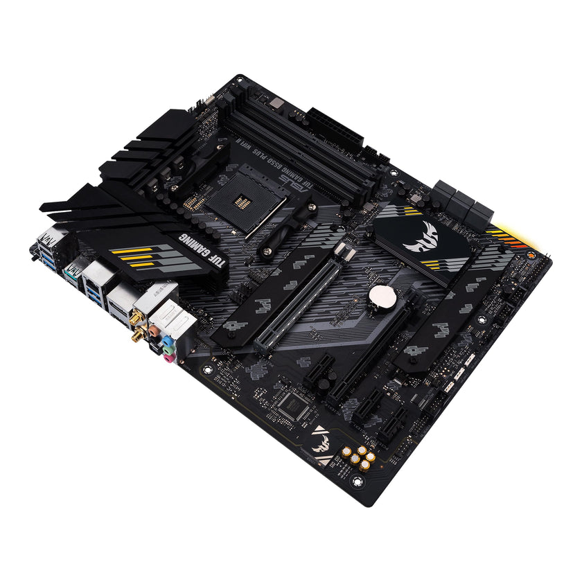 ASUS TUF Gaming B550-PLUS WiFi II AMD AM4 (3rd Gen Ryzen™) ATX Motherboard (PCIe 4.0, WiFi 6, 2.5Gb LAN, BIOS Flashback, USB 3.2 Gen 2, Addressable Gen 2 RGB Header and Aura Sync) 🍁 All In One Marketplace Canada