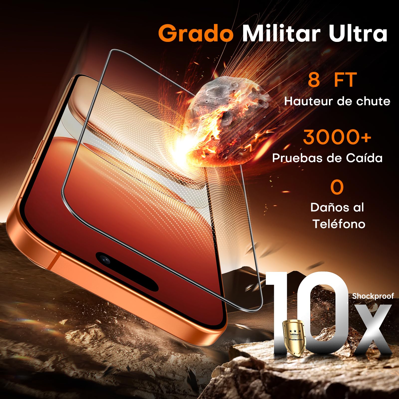 TOCOL 2 Pack for iPhone 16 Pro Max Screen Protector [Instant Installation][Auto-Dust Removal][HD Clear], Unbreakable 9H+Hardness Shatterproof Tempered Glass [Bubble Proof] 🍁 All In One Marketplace Canada
