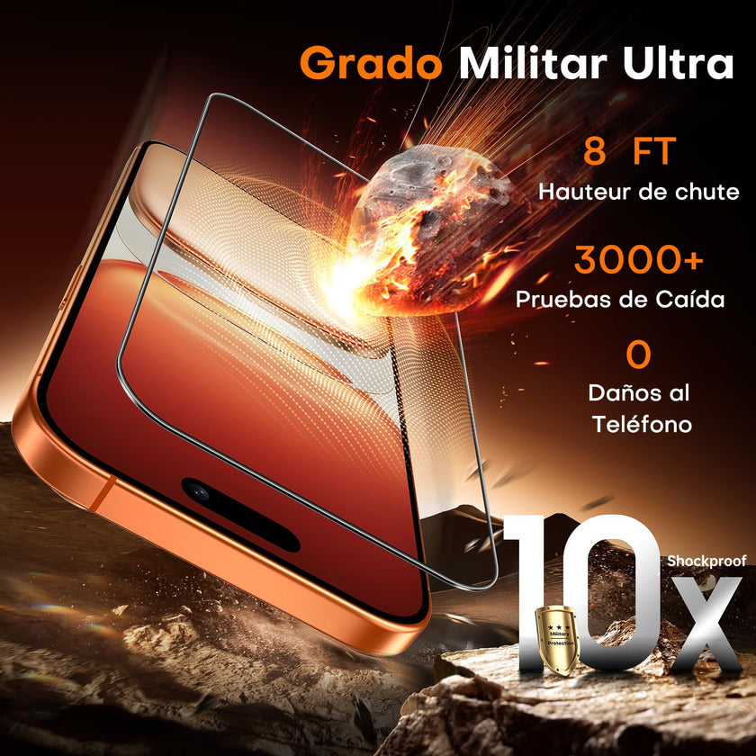 TOCOL 2 Pack for iPhone 16 Pro Max Screen Protector [Instant Installation][Auto-Dust Removal][HD Clear], Unbreakable 9H+Hardness Shatterproof Tempered Glass [Bubble Proof] 🍁 All In One Marketplace Canada
