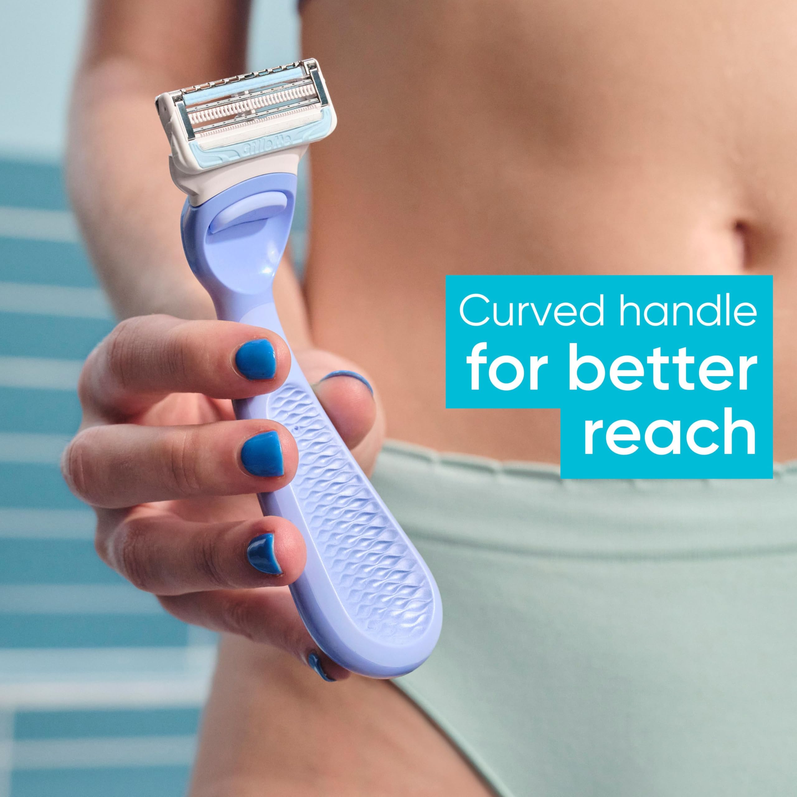 Gillette Razors Women Pubic Hair, Bikini Razor, Venus Intimate Grooming Razor, 1 Handle + 2 Refills 🍁 All In One Marketplace Canada