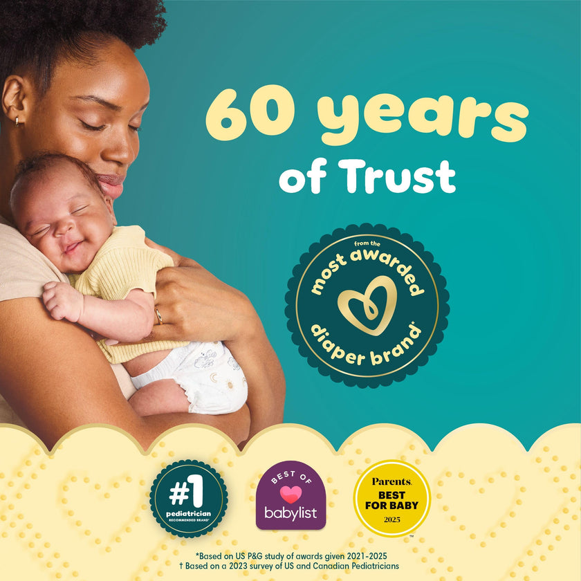 Pampers Swaddlers Diapers, Size 2, Absorbent, Keeps Baby Dry and Comfortable, Pediatrician Recommended Skin Safe Disposable Baby Diaper, 1 Pack (Count of 186) 🍁 All In One Marketplace Canada