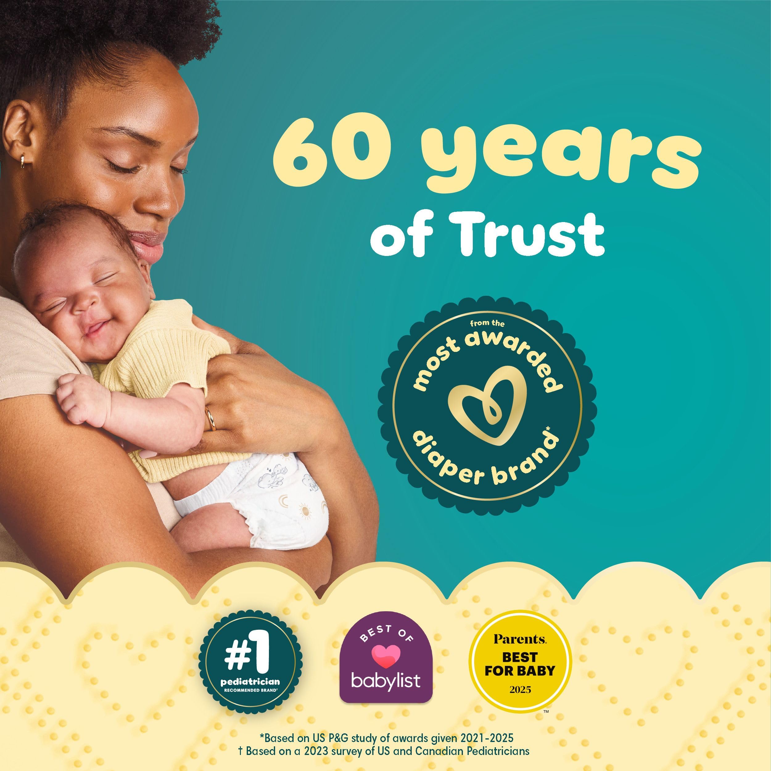 Pampers Swaddlers Diapers, Size 3, Absorbent, Keeps Baby Dry and Comfortable, Skin Safe Disposable Baby Diaper, 1 Pack (Count of 132) 🍁 All In One Marketplace Canada