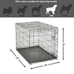 MidWest Homes for Pets 42-Inch New World Crate for Large Breeds, 71-90 lbs, Single Door Folding Dog Crate, Leak-Proof Tray & Secure Latch, Portable, Durable & Easy to Assemble 🍁 All In One Marketplace Canada