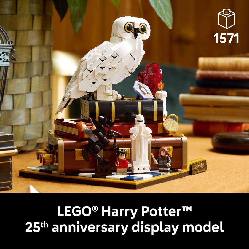 LEGO Harry Potter Sorcerer’s Stone – Collectors’ Edition Building Set for Adults - DIY Craft Kit for Women & Men, Ages 18+ - Buildable Hedwig & 3 Minifigures - Gift Idea for Birthdays - 76466 🍁 All In One Marketplace Canada