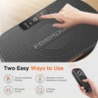 FEIERDUN Vibration Plate Exercise Machine, Full Body Vibrating Plate with Wider Platform, 150kg (330lbs) Capacity, Plaque Vibrante with LED Screen, Remote & Resistance Bands,Black 🍁 All In One Marketplace Canada
