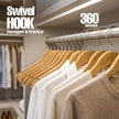Utopia Home Premium Wooden Hangers 30 Pack - Heavy Duty & Durable Coat Hanger - Wood Hanger with 360-Degree Rotatable Hook - Clothes Hangers with Non-Slip Shoulder Notches For Shirts & Coats (Natural) 🍁 All In One Marketplace Canada