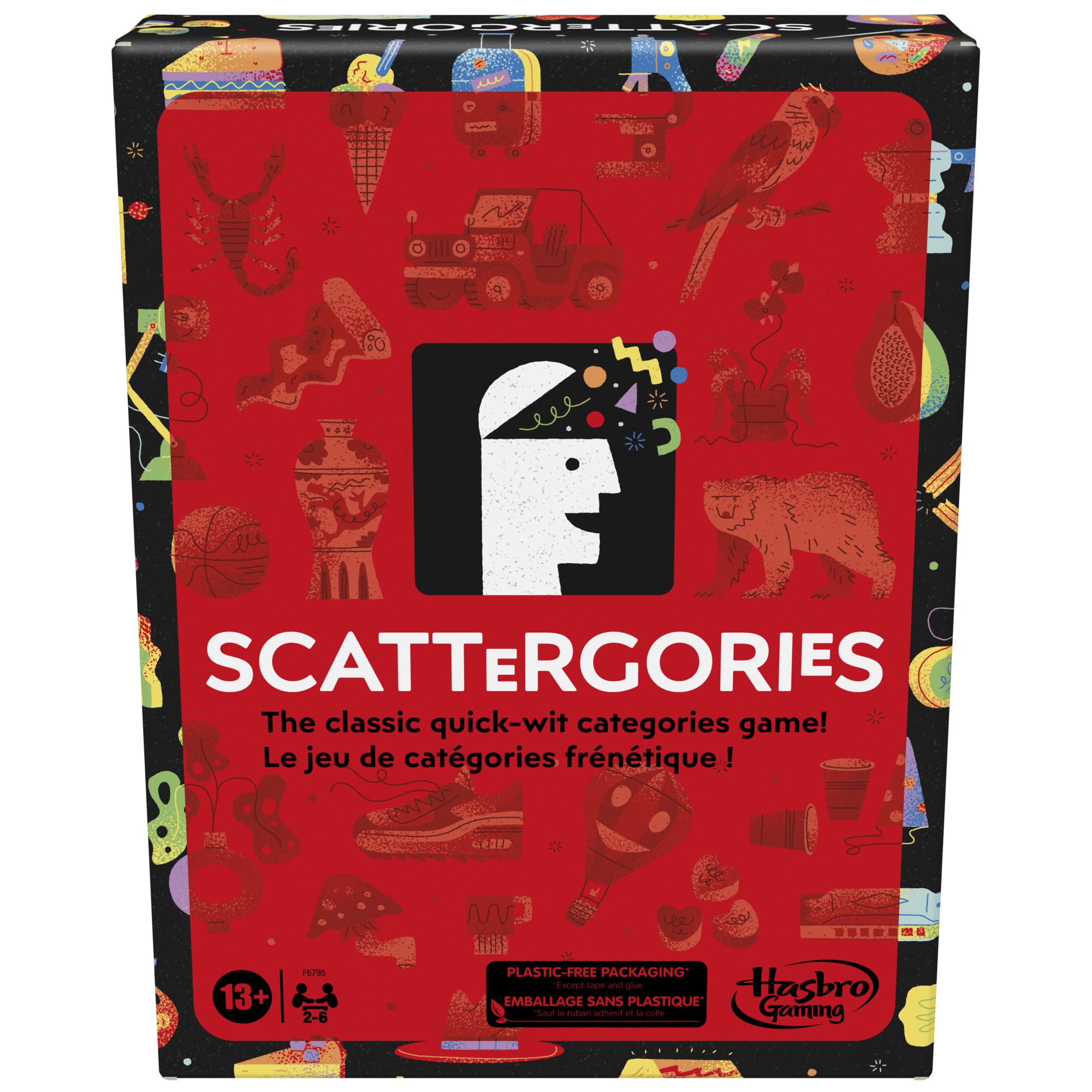 Scattergories Classic Game, Party Game for Adults and Teens Ages 13 and Up, Board Game for 2+ Players (English & French) 🍁 All In One Marketplace Canada