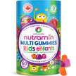 CANADIAN NUTRAMIN Children's Daily Vegan Multivitamin Gummies Vitamin C, D2 & Zinc for Immunity, Plant-Based, Sugar-Free, Nut-Free, Gluten-Free with Biotin, Vitamin A, B, B6, B12 +More 90 Ct (45 Day Supply) 🍁 All In One Marketplace Canada