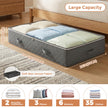 Budding Joy 90L Under Bed Storage Containers, Closet Organizers and Storage Bins, Foldable Underbed Storage Bags for Blankets, Towels, Comforter, Sweaters, Pillows, Linen Sheets, Wrapping Paper 🍁 All In One Marketplace Canada