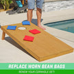 GoSports Official Regulation Cornhole Bean Bags Set of 8 – for Competitive Cornhole Games - All Weather - Red and Blue 🍁 All In One Marketplace Canada