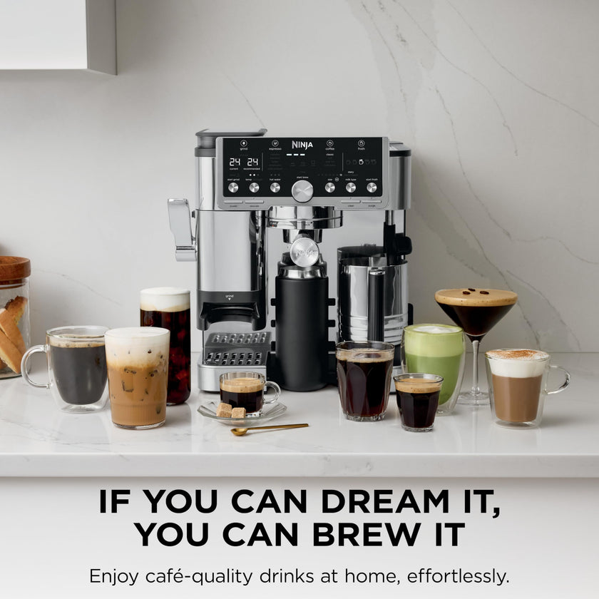 Ninja Luxe Café Pro Series, Espresso, Cold Brew, Hot Water, ES701C 🍁 All In One Marketplace Canada