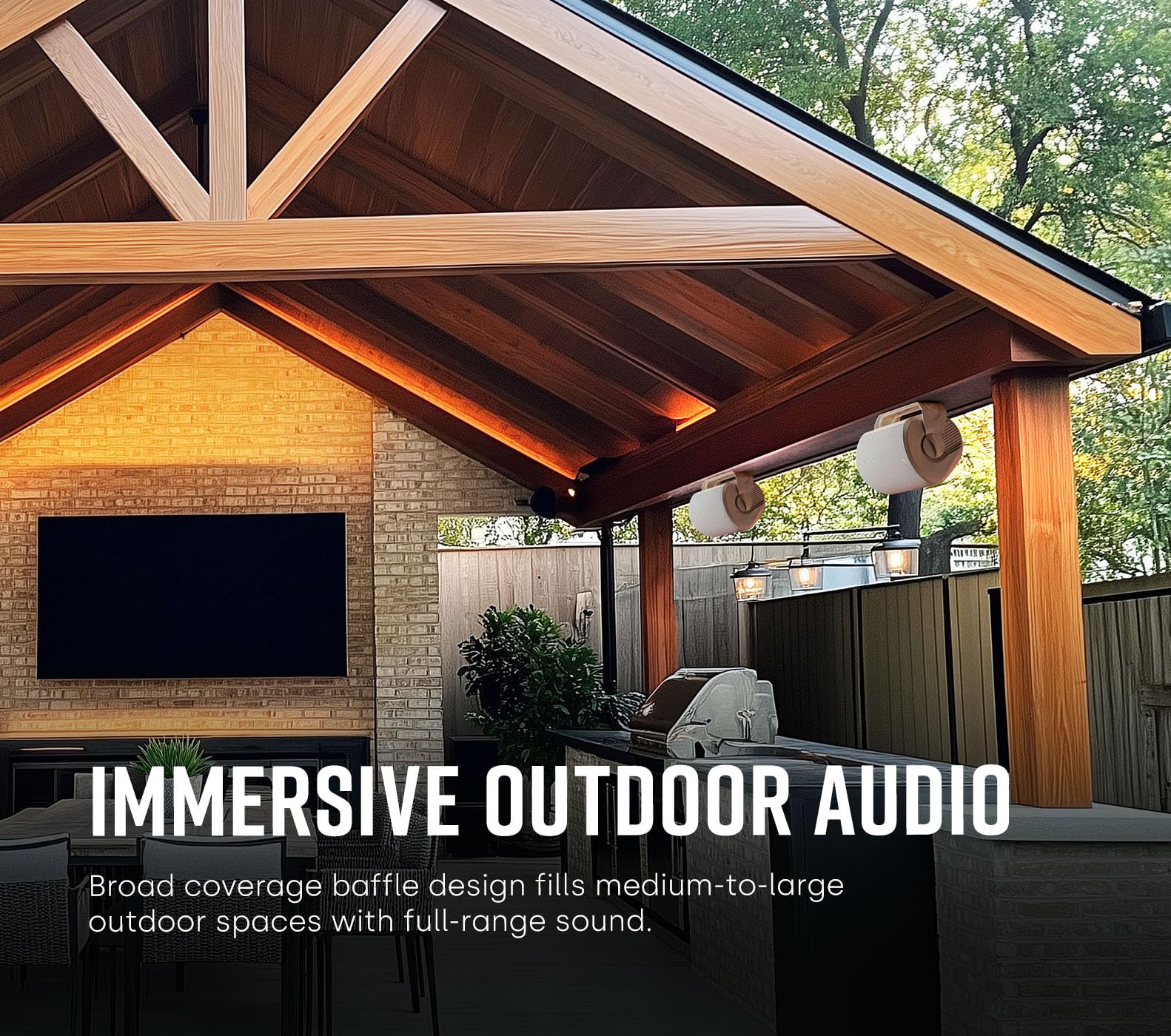 Polk Audio Atrium 6 Outdoor All-Weather Speakers with Bass Reflex Enclosure (Pair, Black), Broad Sound Coverage, Speed-Lock Mounting System 🍁 All In One Marketplace Canada