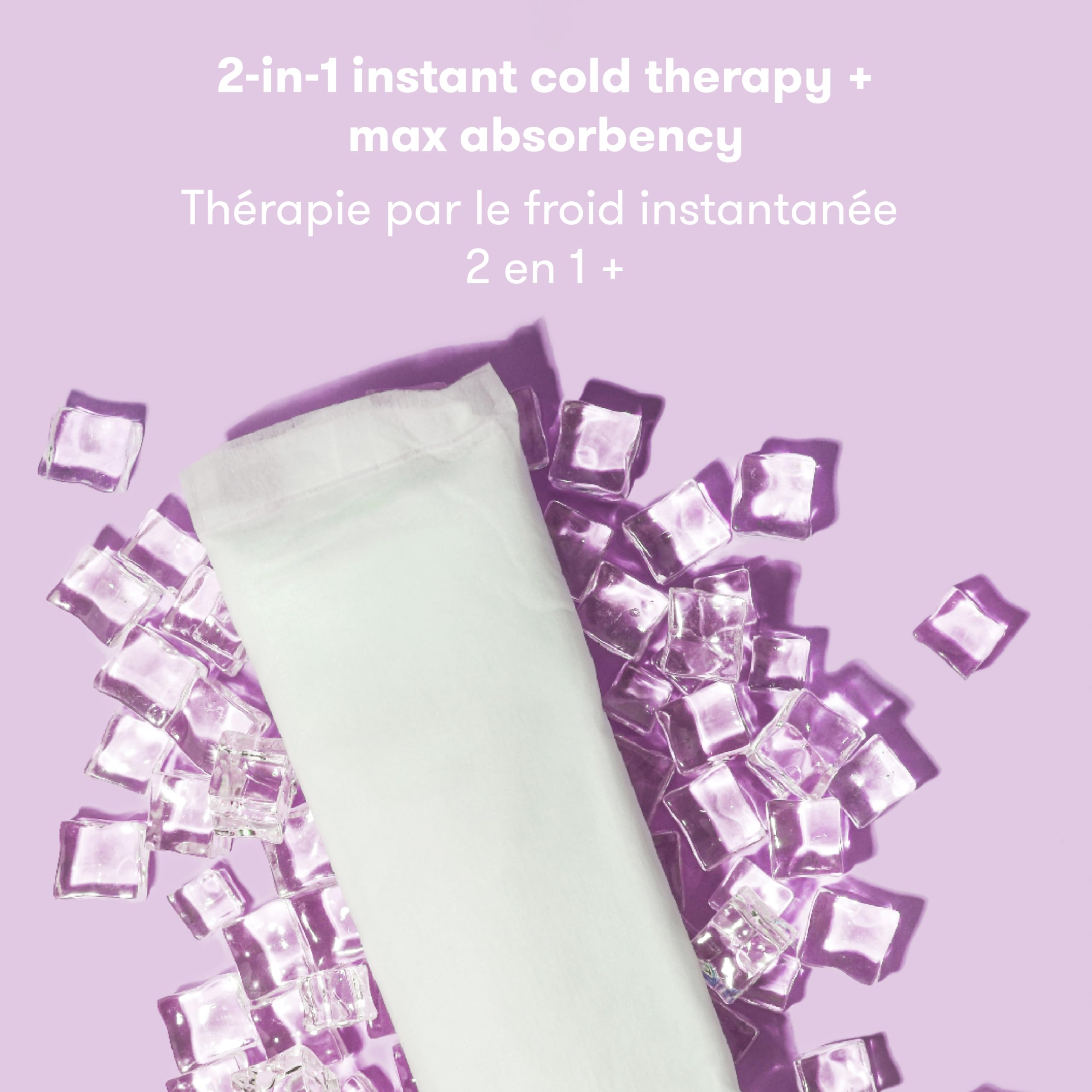 Frida Mom 2-in-1 Postpartum Pads, Absorbent Perineal Ice Maxi Pads, Instant Cold Therapy Packs and Maternity Pad in One, 8ct 🍁 All In One Marketplace Canada