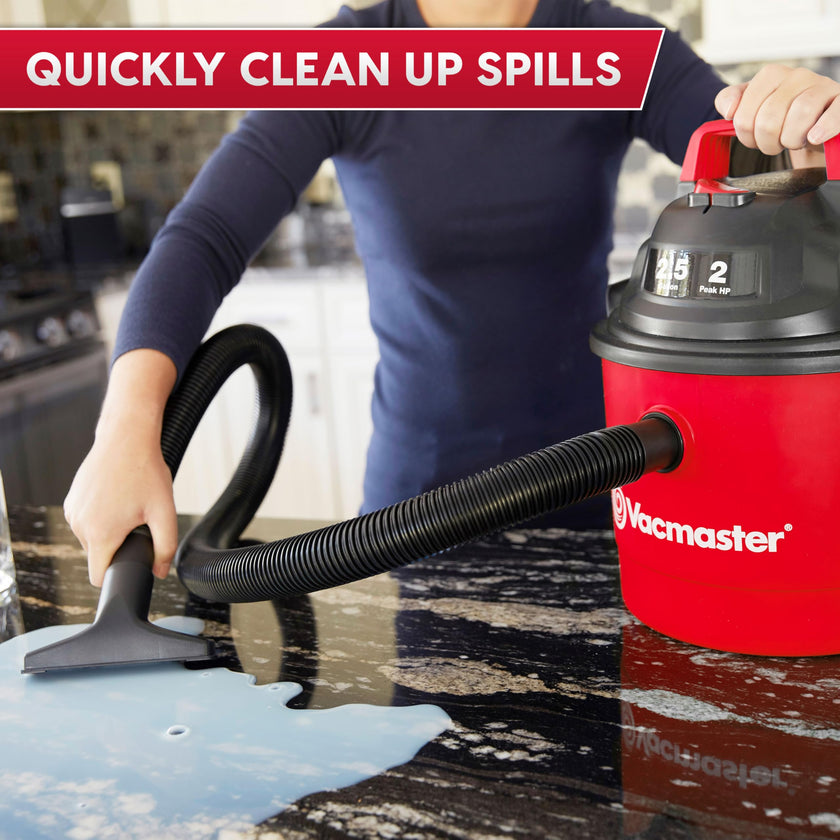 Vacmaster Red Edition VOM205P 1101 Portable Wet Dry Shop Vacuum 2.5 Gallon 2 Peak HP 1-1/4 inch Hose 🍁 All In One Marketplace Canada