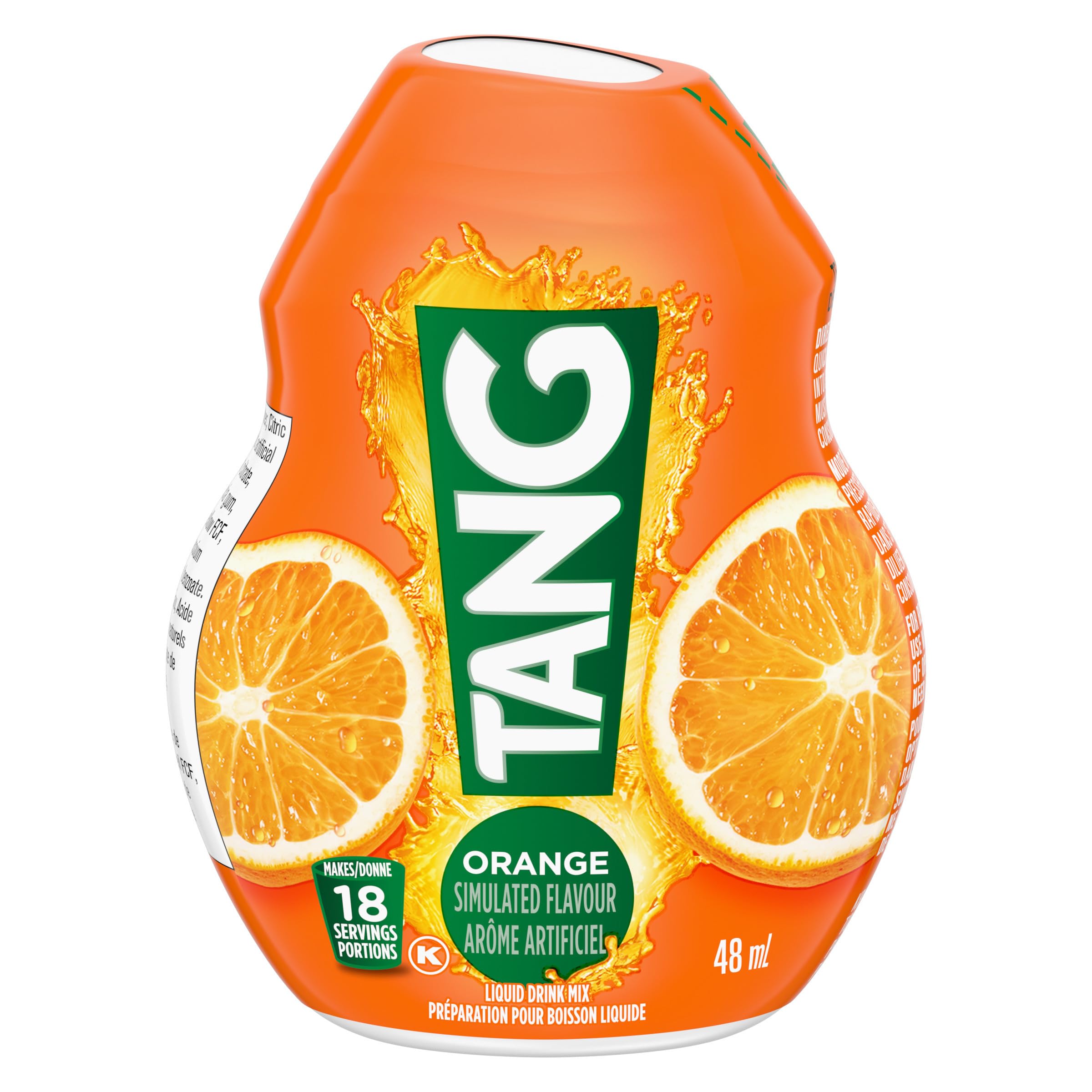 Tang Orange Liquid Drink Mix, 48 mL Bottle (Pack of 12) 🍁 All In One Marketplace Canada