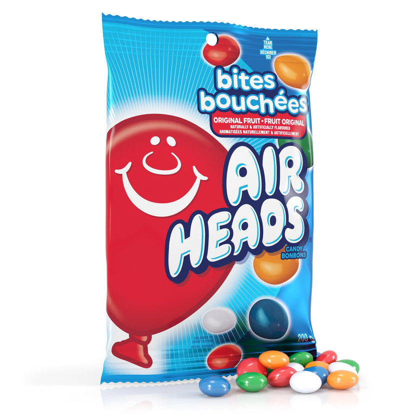 Airheads Bites, Original Fruit Candy, 200g Bag 🍁 All In One Marketplace Canada
