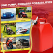 2026 Upgraded Electric Fuel Transfer Pump with Auto-Stop, 3.2 Gallon per Min, USB & Battery Powered, 51