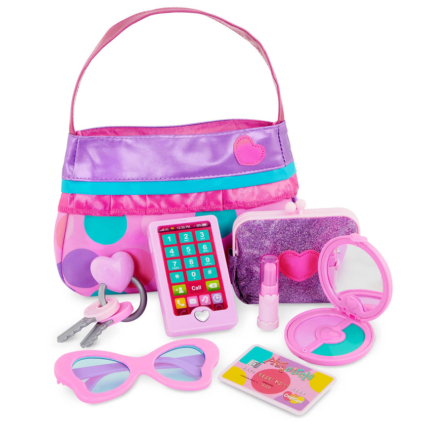 Battat Toy Purse, Play Circle Princess Purse Set, Dress-Up Play, Playset 🍁 All In One Marketplace Canada