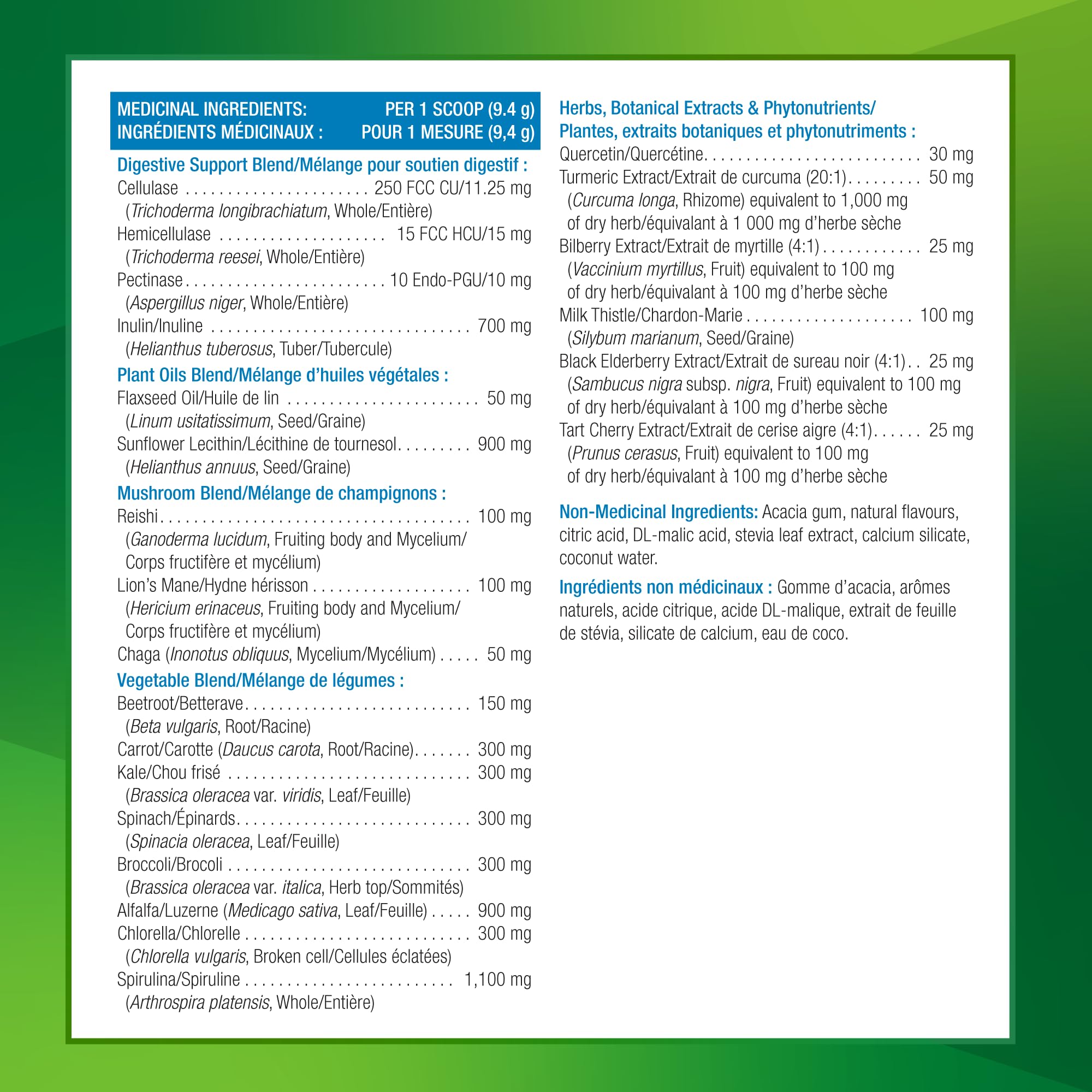 Progressive VegeGreens Pineapple Coconut, Vegan Canadian-Made Superfoods + Daily Greens with 23 Whole Foods, Adaptogens, Anti-Inflammatory, Antioxidants & Digestive Support for Energy and Immunity, 530 g 🍁 All In One Marketplace Canada