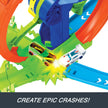 Hot Wheels Toy Car Track Set, Launch and Loop Playset & 1:64 Scale Die-Cast Vehicle, Crash Area on Figure 8 Track with Loop-Kicker Booster 🍁 All In One Marketplace Canada
