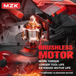 MZK 40V(2 x 20V) 13” Cordless Electric Lawn Mower, Electric Mower with 4-Position Height Adjustment, Compact and Lightweight Push Battery Powered Lawn Mower (LM13CA08) 🍁 All In One Marketplace Canada