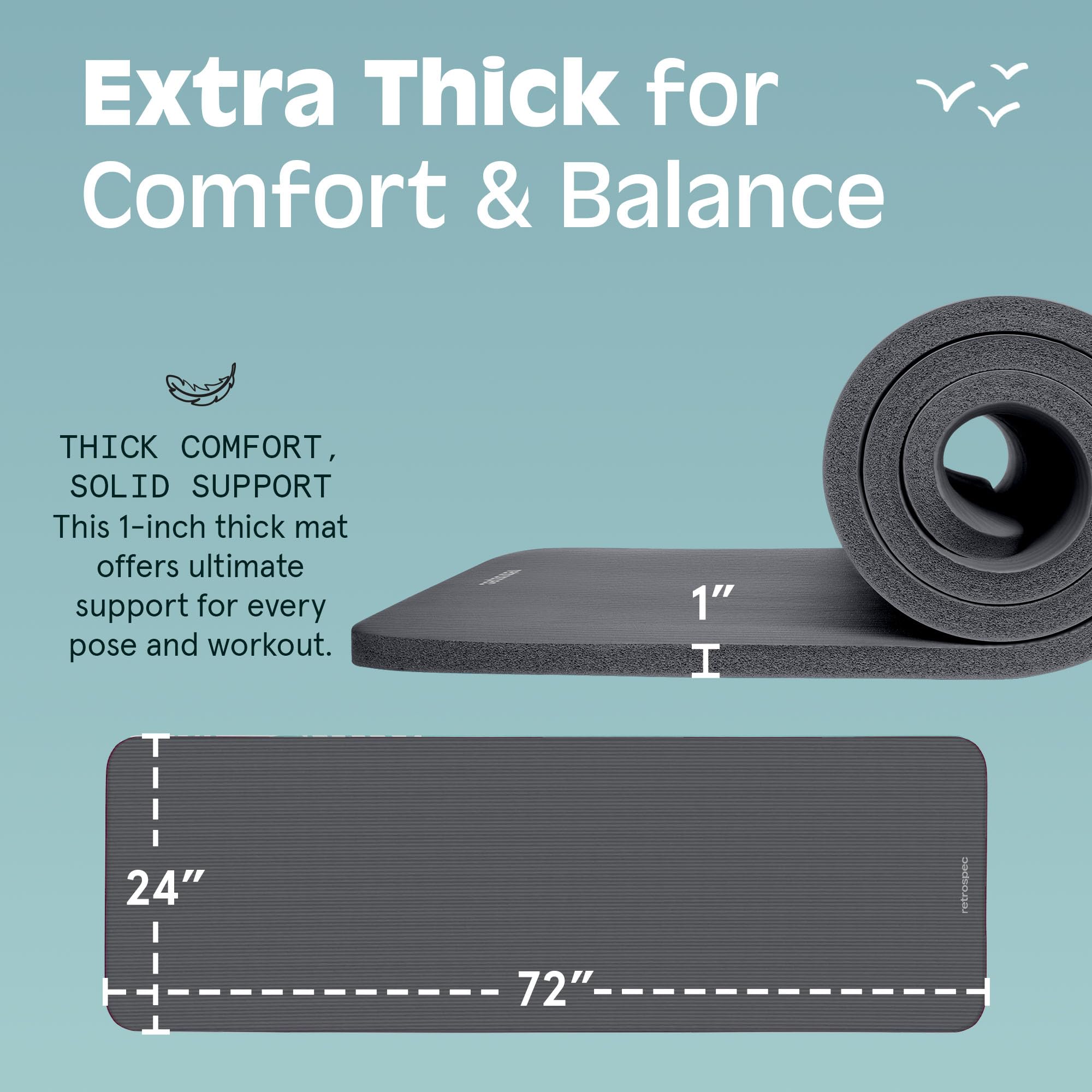 Retrospec Solana Yoga Mat 1