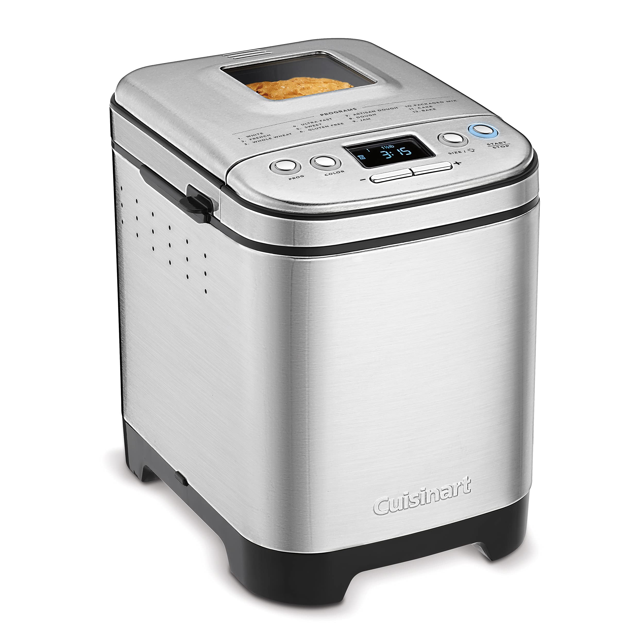 Cuisinart Bread Maker Machine, Stainless Steel, 12 Programs, Up to 2 lbs 🍁 All In One Marketplace Canada